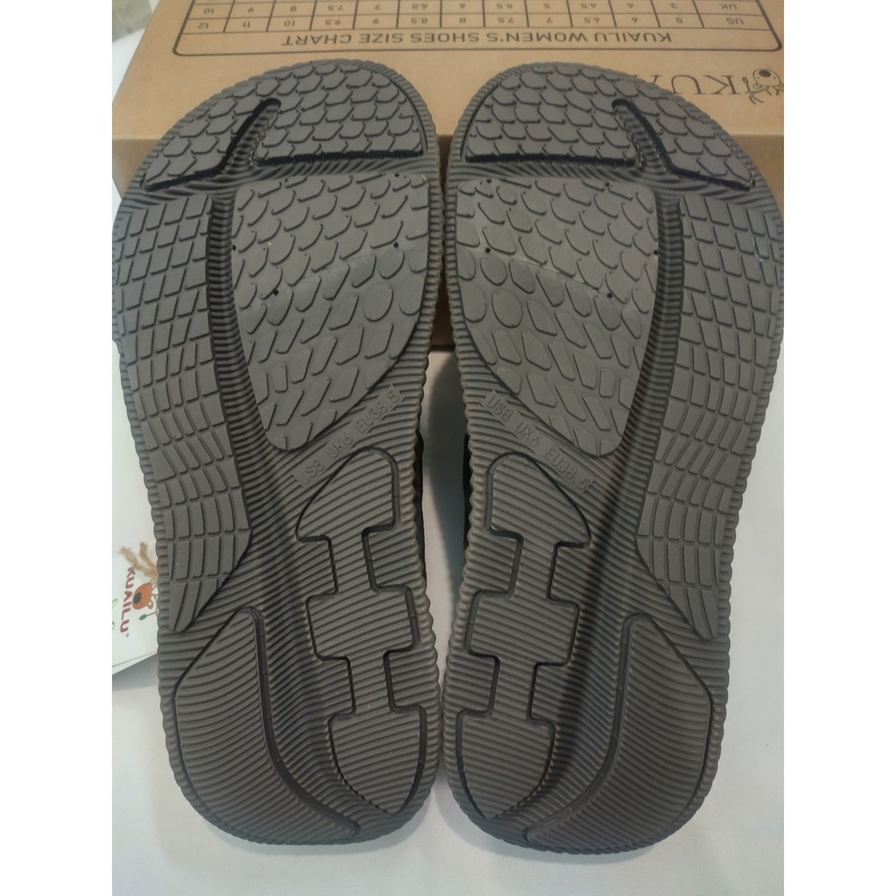KuaiLu Womens Slides Sandals Brown Comfort Buckle KW9Y6 US 8 EU 38.5 - Picture 5 of 7
